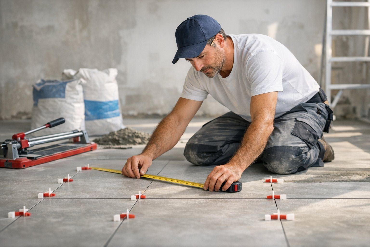Temps de pose carrelage m2 : calcul et prix
