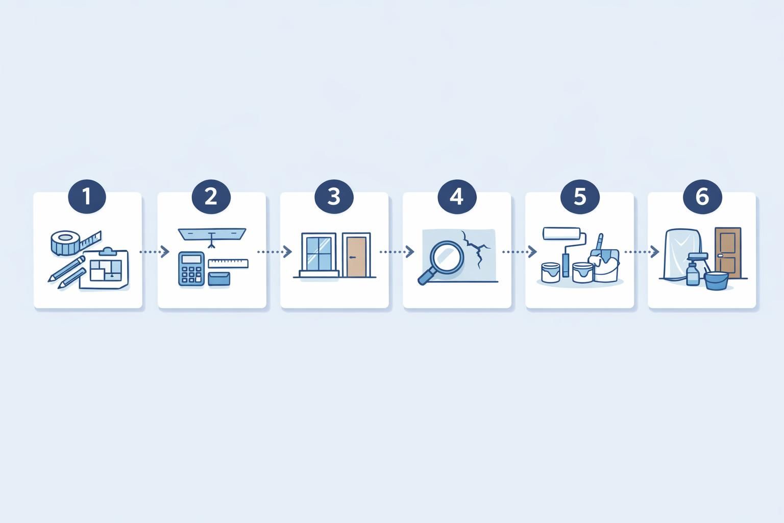 Processus — Devis de peinture intérieure : le guide du métreur