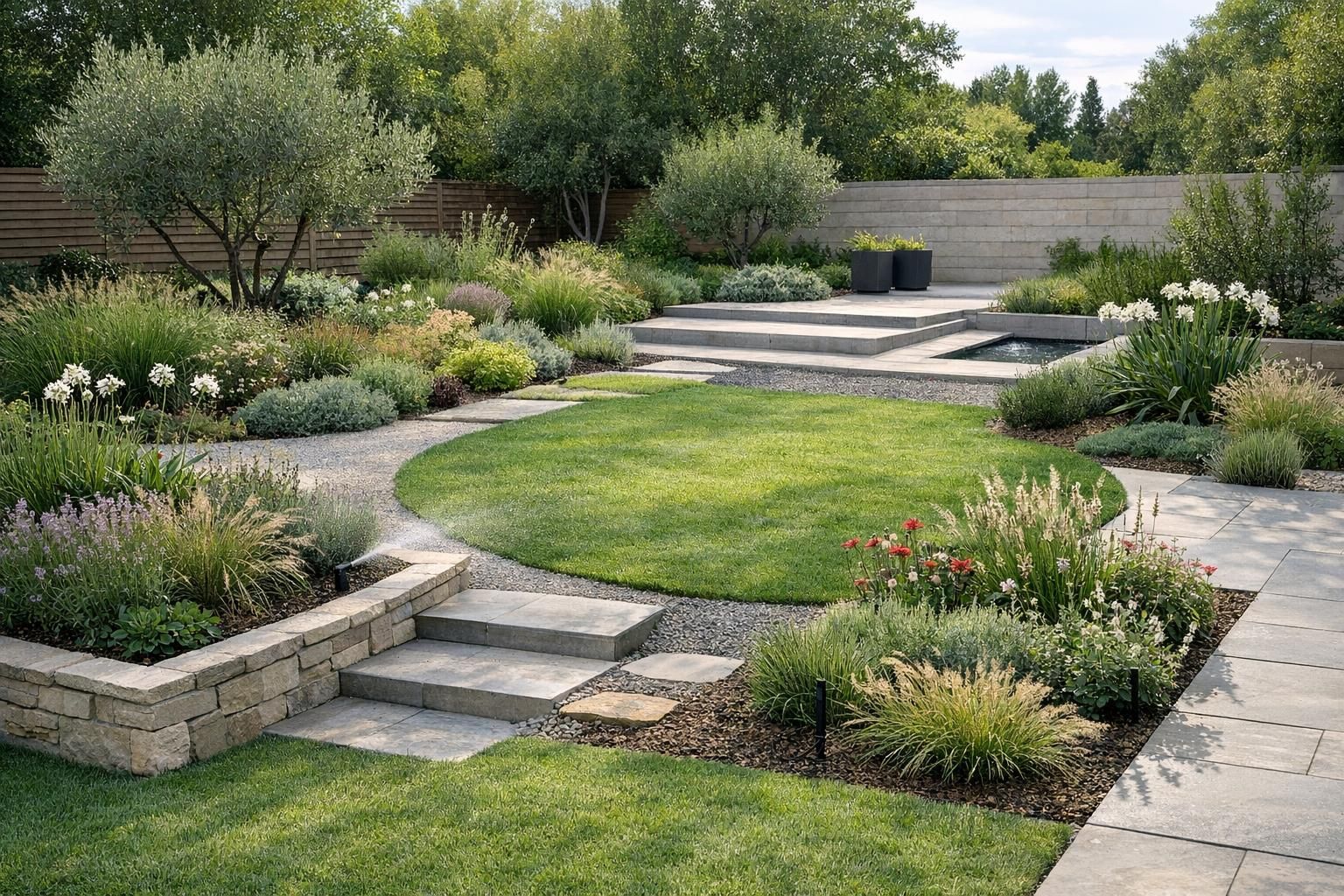 Exemple de devis jardin paysager : postes et structure
