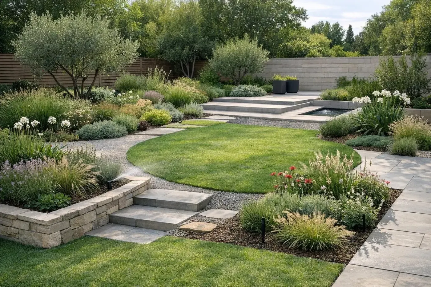 Exemple de devis jardin paysager : postes et structure