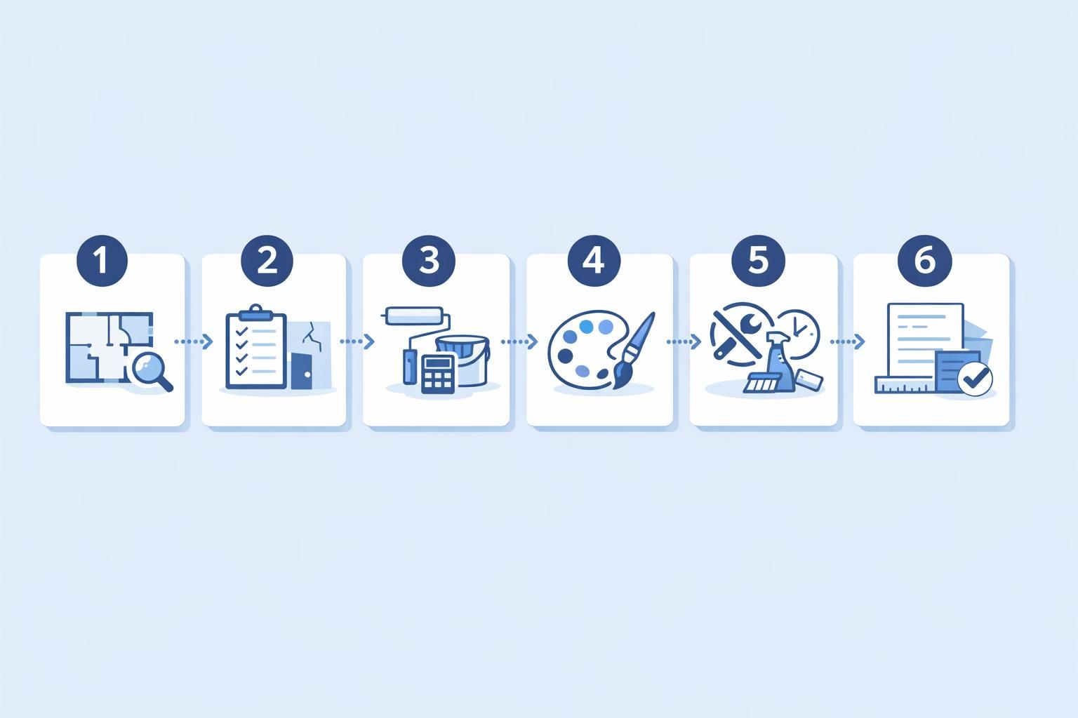 Processus — Exemple de devis peinture intérieure : structure et postes clés