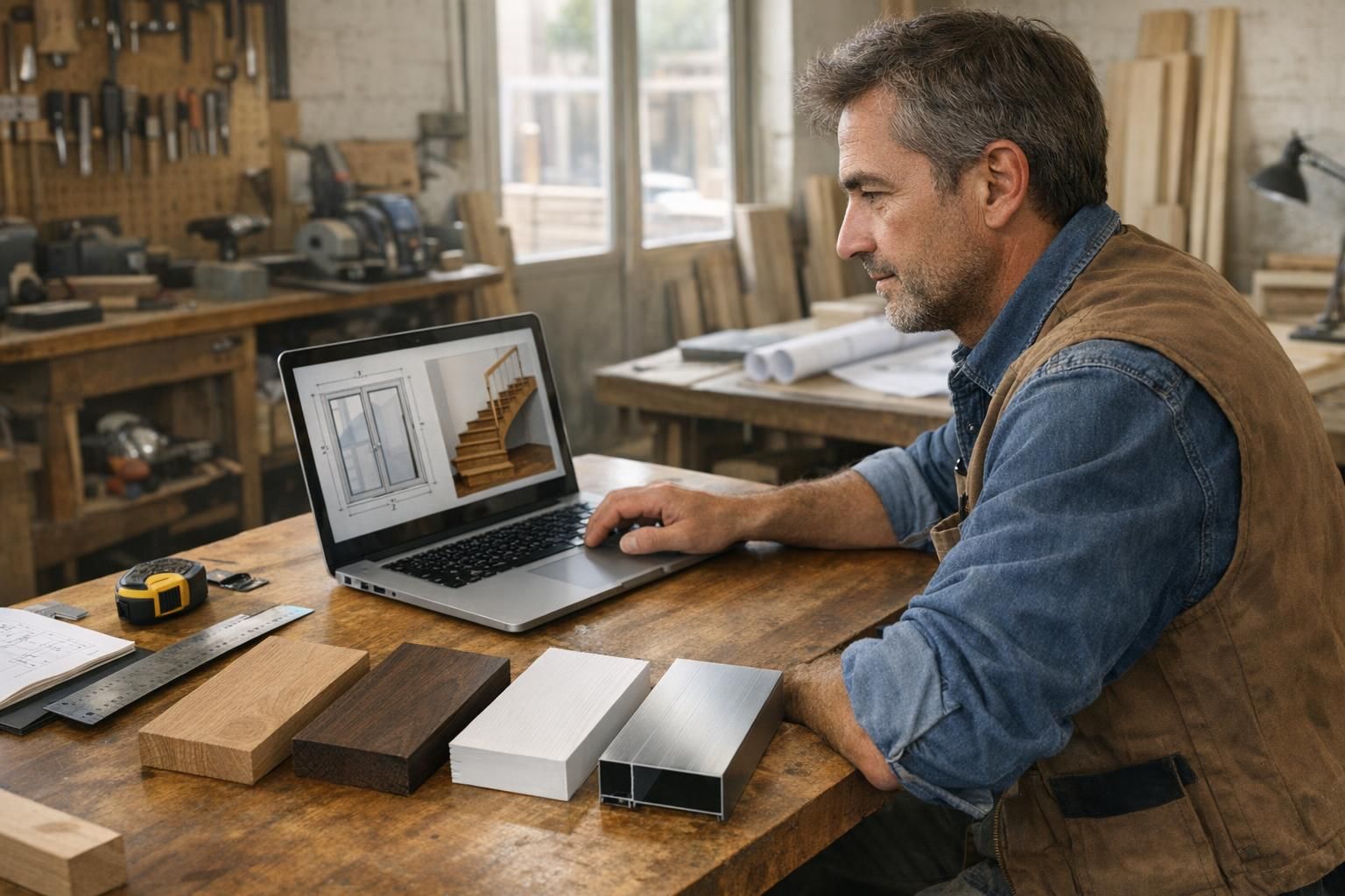 Logiciel devis menuisier pour chiffrer le sur-mesure sans friction